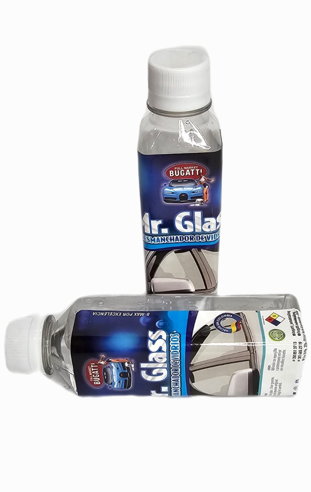 DESCONTAMINADOR DE GOTA SECA EN VIDRIOS, MR GLASS LITRO