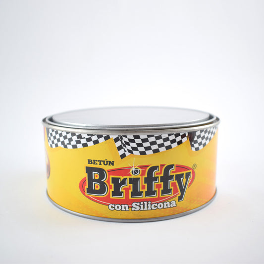 Betún Briffy negro con silicona 1 kilo