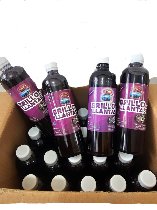 Abrillantador de llantas Morita de 500ml x25 Unidades