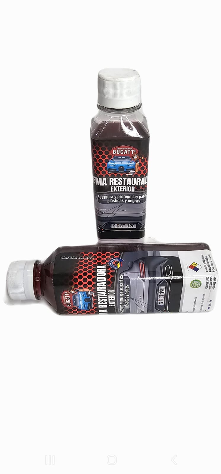 RESTAURADOR DE PARTES NEGRAS EXTERIOR 200ML