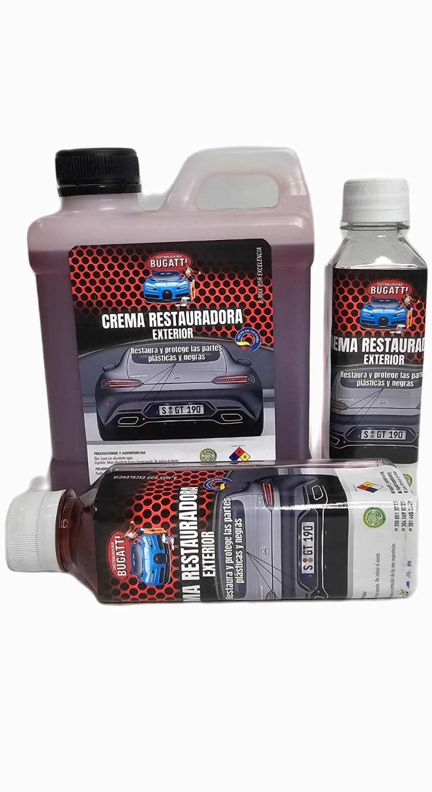 RESTAURADOR DE PARTES NEGRAS EXTERIOR 200ML