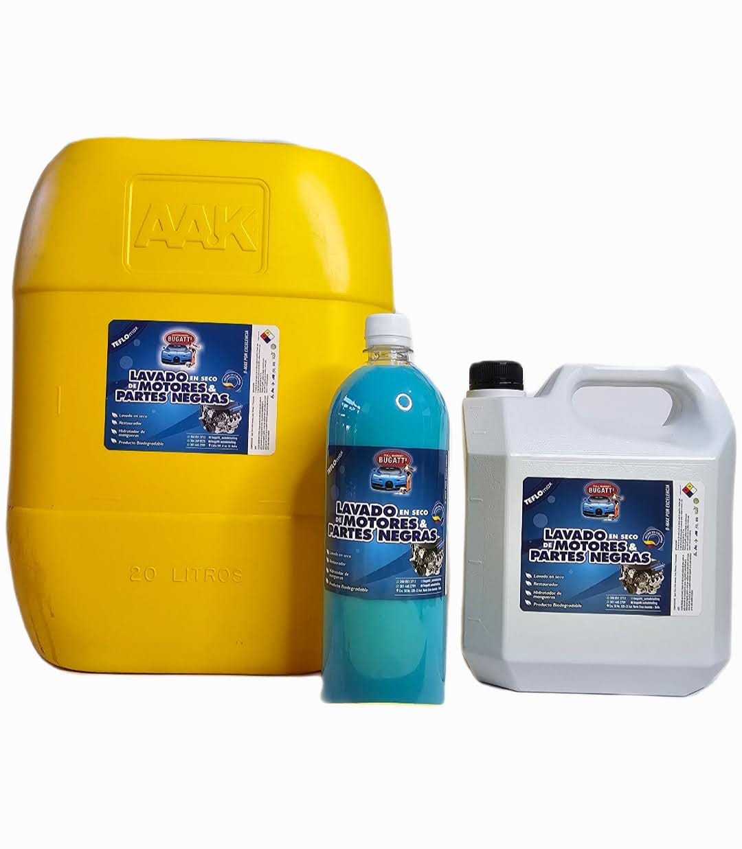 RESTAURADOR PARTES NEGRAS DE MOTOR TEFLON PIMPINA