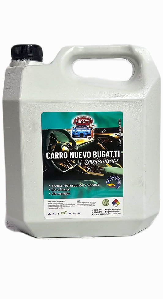 AMBIENTADOR REFRESCANTE CARRO NUEVO BUGATTI GALON 3.8LTS