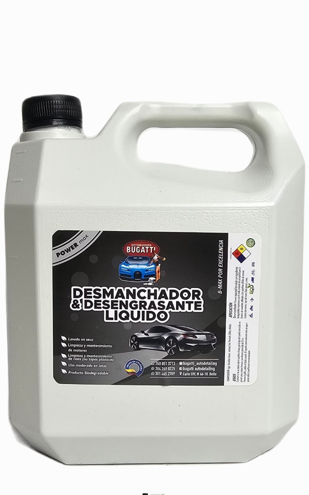 DESENGRASANTE DESMANCHADOR POWER GALON 3.8 LTS