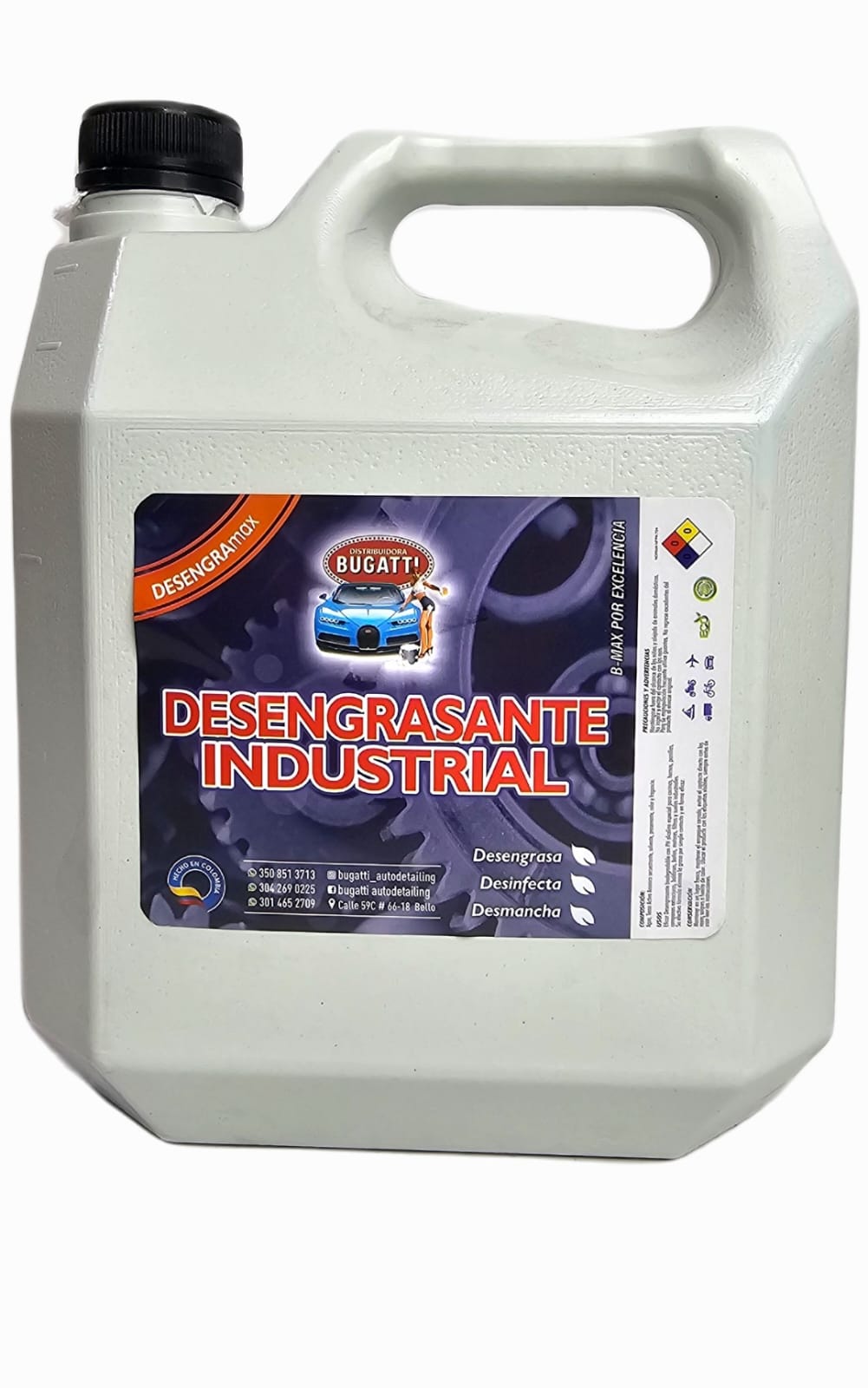 DESENGRASANTE INDUSTRIAL GALON 3.8LTRS