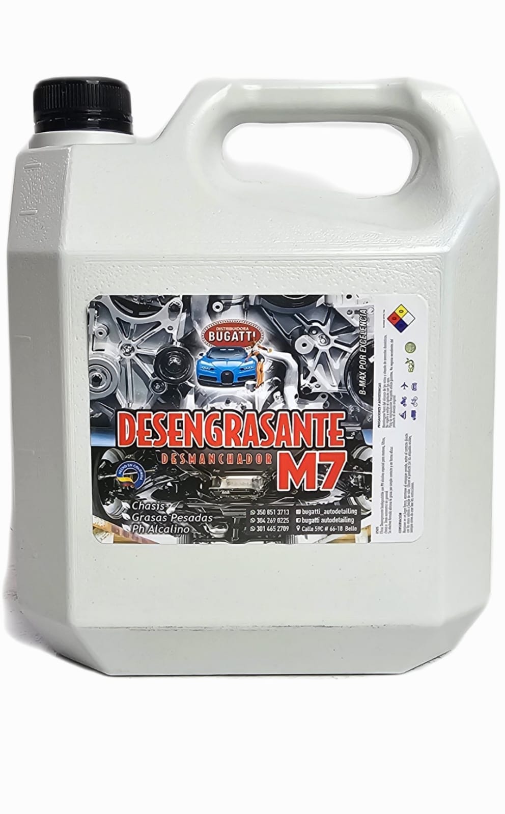 DESENGRASANTE DESMANCHADOR M7 GALON 3.8LTS