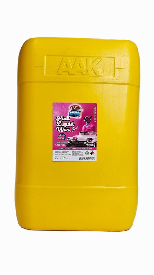 PINK LIQUID WAX CON CARNAUBA PIMPINA 19 LTRS