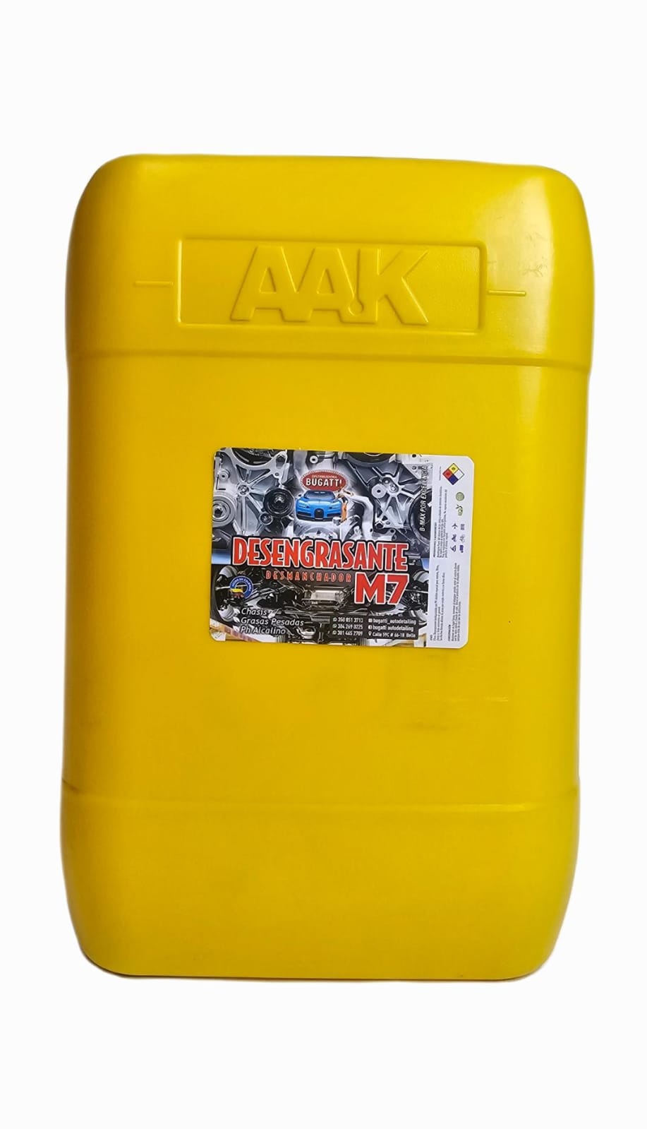 DESENGRASANTE DESMANCHADOR M7 PIMPINA 19LTS
