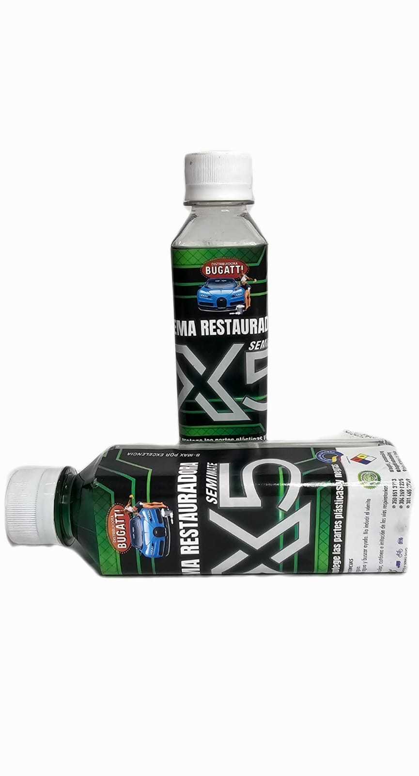 RESTAURADOR DE PARTES NEGRAS, EFECTO MATE X5 200ML